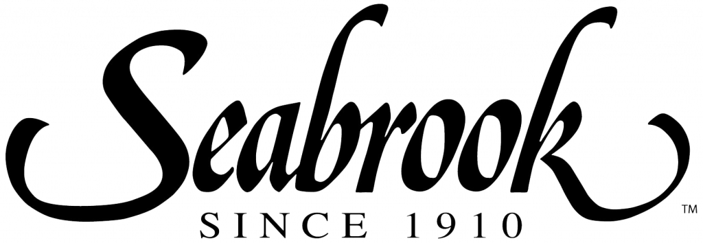 The image shows the Seabrook Wallpaper logo and says "Since 1910" below the word "Seabrook"