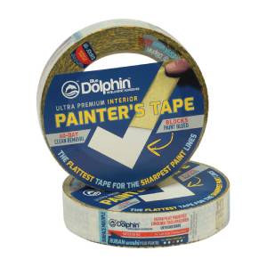Blue Dolphin Washi Yellow Painters Tape